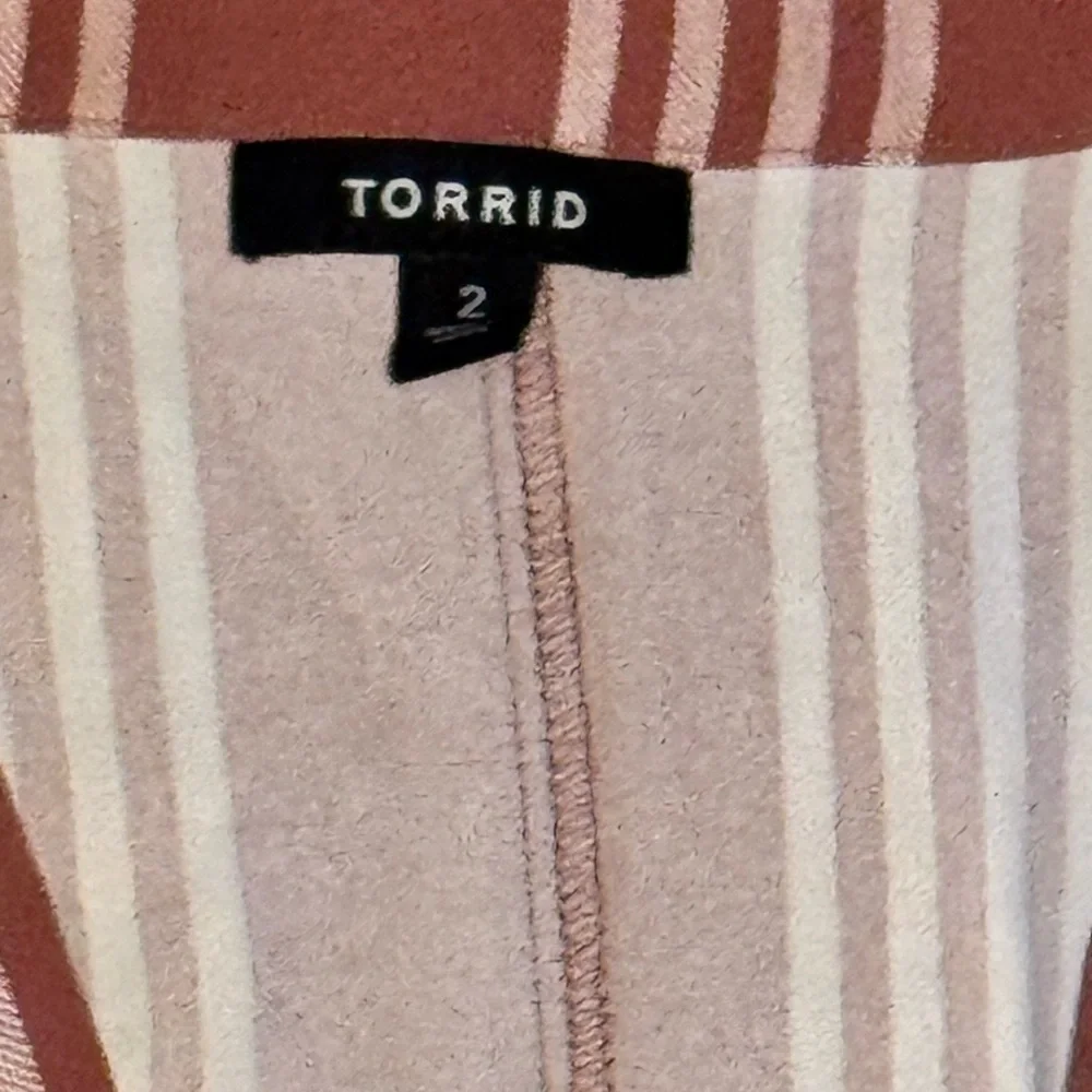 Torrid Pink Striped Blazer - Picture 3 of 4